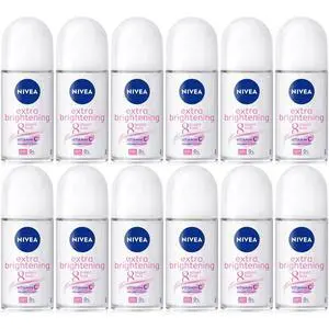 Nivea Roll On Extra Brightening 50 ml (12-Pack) Nivea Roll On Extra Brightening 50 ml (12-Pack)