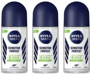 Nivea Roll On Sensitive Protect for Men 50 ml (3-Pack) Nivea Roll On Sensitive Protect for Men 50 ml (3-Pack)