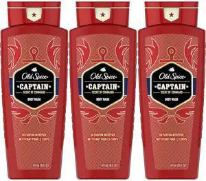 Old Spice Body Wash Captain 16 oz (3-Pack) Old Spice Body Wash Captain 16 oz (3-Pack)