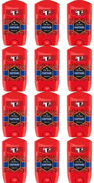 Old Spice Deodorant Stick, Captain, 50 ml (12-Pack / 1.69 Fl Oz (Pack of 1)) Old Spice Deodorant Stick, Captain, 50 ml (12-Pack / 1.69 Fl Oz (Pack of 1))