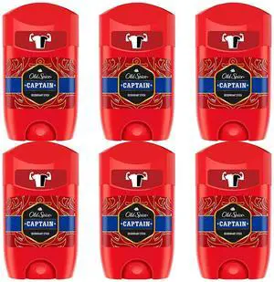 Old Spice Deodorant Stick, Captain, 50 ml (6-Pack / 1.69 Fl Oz (Pack of 1)) Old Spice Deodorant Stick, Captain, 50 ml (6-Pack / 1.69 Fl Oz (Pack of 1))