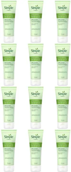 Simple Kind To Skin Smoothing Facial Scrub, 75 ml (12-Pack) Simple Kind To Skin Smoothing Facial Scrub, 75 ml (12-Pack)