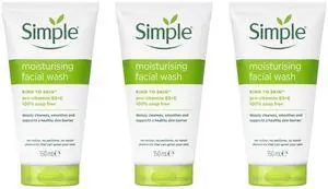 Simple Moistuirising Foaming Facial Wash (3-Pack) Simple Moistuirising Foaming Facial Wash (3-Pack)