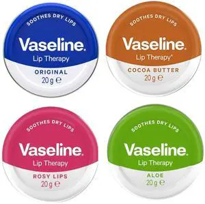Vaseline Lip Therapy 4-Pack Variety Collection 20g Vaseline Lip Therapy 4-Pack Variety Collection 20g