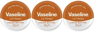 Vaseline Lip Therapy Tin Cocoa 20 g (3-Pack) Vaseline Lip Therapy Tin Cocoa 20 g (3-Pack)