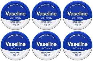 Vaseline Original Lip Therapy, Soothes Dry Lips, 20g (6-Pack) Vaseline Original Lip Therapy, Soothes Dry Lips, 20g (6-Pack)