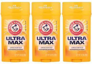 Arm & Hammer Ultramax Deodorant Unscented 2.6 oz (3-Pack) Arm & Hammer Ultramax Deodorant Unscented 2.6 oz (3-Pack)