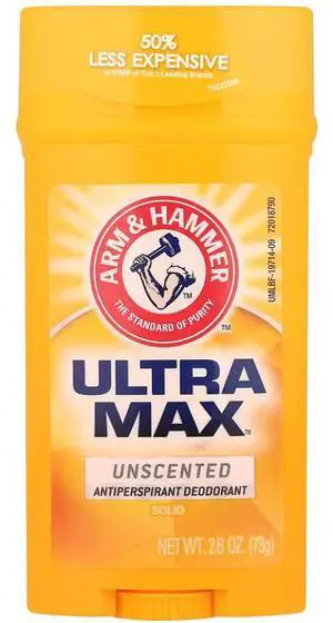 Arm & Hammer Ultramax Deodorant Unscented 2.6 oz (1-Pack) Arm & Hammer Ultramax Deodorant Unscented 2.6 oz (1-Pack)