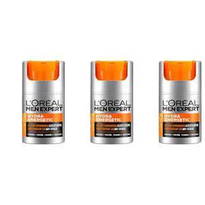 Loreal Paris Men Expert Hydra Energetic Daily Anti-Fatigue Moisturizing Lotion, 1.6 oz (3-Pack) Loreal Paris Men Expert Hydra Energetic Daily Anti-Fatigue Moisturizing Lotion, 1.6 oz (3-Pack)