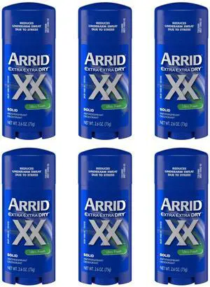 Arrid Xx Extra Extra Dry Solid Antiperspirant Deodorant, Ultra Fresh, 2.6 oz (6-Pack) Arrid Xx Extra Extra Dry Solid Antiperspirant Deodorant, Ultra Fresh, 2.6 oz (6-Pack)