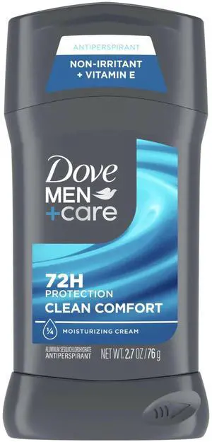 Dove Men+Care Invisible Solid Antiperspirant Deodorant Clean Comfort, 76 g (1-Pack) Dove Men+Care Invisible Solid Antiperspirant Deodorant Clean Comfort, 76 g (1-Pack)