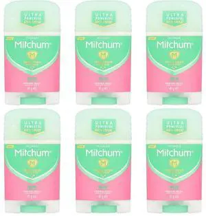 Mitchum Deodorant Stick Powder Fresh 41 g (6-Pack) Mitchum Deodorant Stick Powder Fresh 41 g (6-Pack)