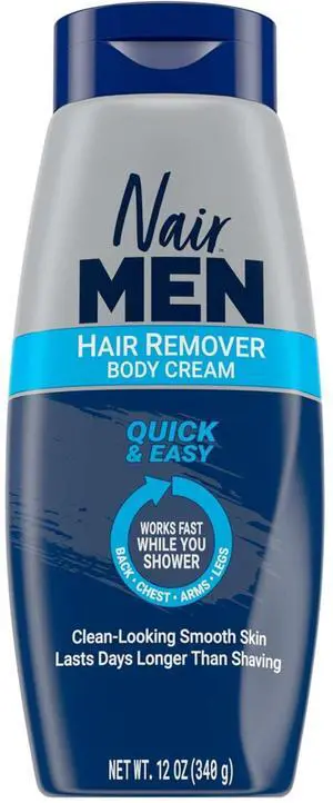 Nair Men Body Cream Hair Remover, 12 oz (1-Pack) Nair Men Body Cream Hair Remover, 12 oz (1-Pack)