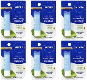 Nivea A Kiss Of Smoothness Hydrating Lip Care Spf 15, 0.17 oz (6-Pack) Nivea A Kiss Of Smoothness Hydrating Lip Care Spf 15, 0.17 oz (6-Pack)