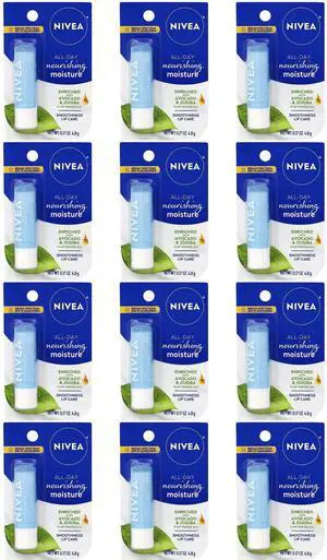 Nivea A Kiss Of Smoothness Hydrating Lip Care Spf 15, 0.17 oz (12-Pack) Nivea A Kiss Of Smoothness Hydrating Lip Care Spf 15, 0.17 oz (12-Pack)