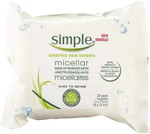Simple Kind To Skin Cleansing Facial Wipes - 25 Wipes (1-Pack) Simple Kind To Skin Cleansing Facial Wipes - 25 Wipes (1-Pack)