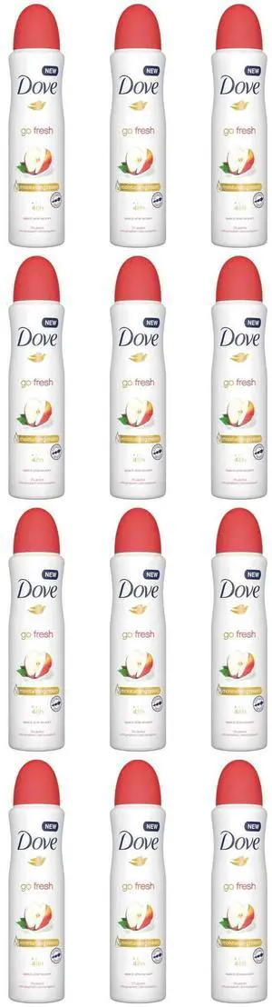 Dove Advanced Care Dry Spray Antiperspirant Deodorant for Women, Apple & White Tea, 8.5 fl oz (12-Pack) Dove Advanced Care Dry Spray Antiperspirant Deodorant for Women, Apple & White Tea, 8.5 fl oz (12-Pack)