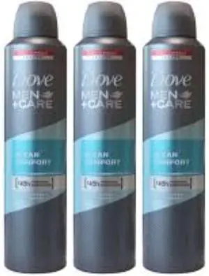 Dove Clean Comfort Deodorant for Men, 8.5 Fl oz (3-Pack) Dove Clean Comfort Deodorant for Men, 8.5 Fl oz (3-Pack)