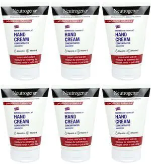 Neutrogena Concentrated Hand Cream, Unscented, Norwegian Formula,Travel Size 1.69 oz (6-Pack) Neutrogena Concentrated Hand Cream, Unscented, Norwegian Formula,Travel Size 1.69 oz (6-Pack)