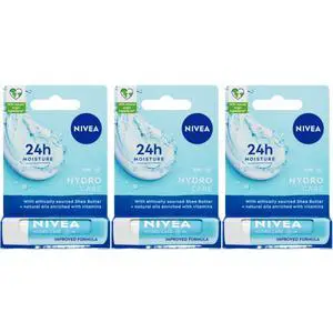 Nivea Hydro Care Lip Balm 4.8g (3-Pack) Nivea Hydro Care Lip Balm 4.8g (3-Pack)