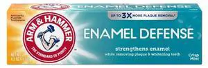 Arm & Hammer Enamel Defense Toothpaste, 4.3 oz Tube, Crisp Mint, Fluoride (1-Pack) Arm & Hammer Enamel Defense Toothpaste, 4.3 oz Tube, Crisp Mint, Fluoride (1-Pack)