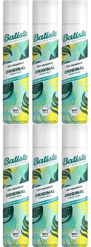 Batiste Dry Shampoo Original 200 ml (6-Pack) Batiste Dry Shampoo Original 200 ml (6-Pack)