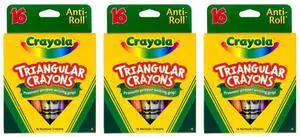 Crayola 16ct Triangular Crayons (3-Pack) Crayola 16ct Triangular Crayons (3-Pack)