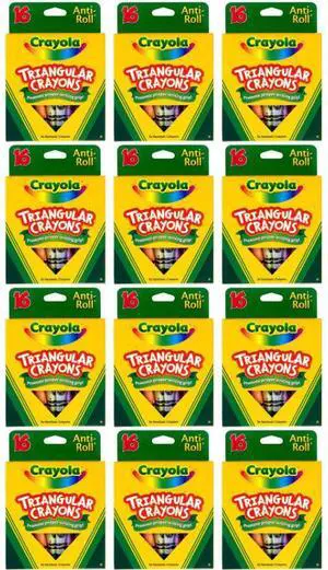 Crayola 16ct Triangular Crayons (12-Pack) Crayola 16ct Triangular Crayons (12-Pack)