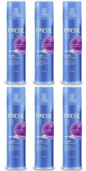 Finesse Finish + Strengthen Extra Hold Hairspray, 7.0 oz (6-Pack) Finesse Finish + Strengthen Extra Hold Hairspray, 7.0 oz (6-Pack)