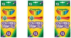 Crayola Colored Pencils, Standard Size, Non-Toxic, 12 Count (3-Pack) Crayola Colored Pencils, Standard Size, Non-Toxic, 12 Count (3-Pack)