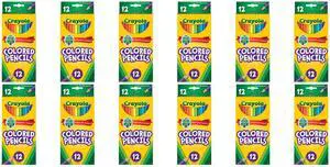 Crayola Colored Pencils, Standard Size, Non-Toxic, 12 Count (12-Pack) Crayola Colored Pencils, Standard Size, Non-Toxic, 12 Count (12-Pack)