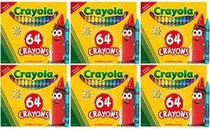 Crayola Crayons Standard 64 Count (6-Pack) Crayola Crayons Standard 64 Count (6-Pack)