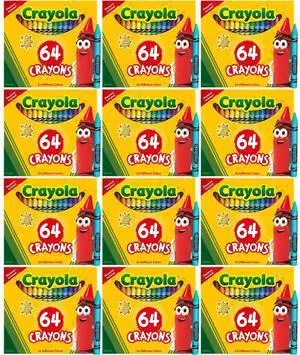 Crayola Crayons Standard 64 Count (12-Pack) Crayola Crayons Standard 64 Count (12-Pack)