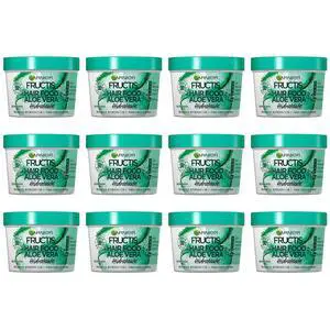 Garnier Fructis Aloe Vera Hair Food 3 In 1 Hydrating Mask For Normal To Dry Hair (12-Pack / 13.26 Fl Oz (Pack of 1)) Garnier Fructis Aloe Vera Hair Food 3 In 1 Hydrating Mask For Normal To Dry Hair (12-Pack / 13.26 Fl Oz (Pack of 1))
