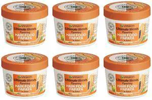 Garnier Ultimate Blends Hair Food Papaya 3-In-1 Damaged Hair Mask Treatment (6-Pack / 13.19 Fl Oz (Pack of 1)) Garnier Ultimate Blends Hair Food Papaya 3-In-1 Damaged Hair Mask Treatment (6-Pack / 13.19 Fl Oz (Pack of 1))