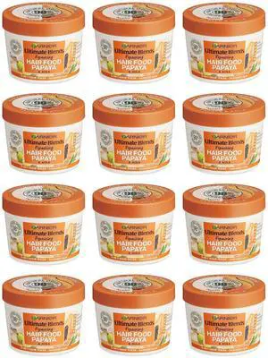 Garnier Ultimate Blends Hair Food Papaya 3-In-1 Damaged Hair Mask Treatment (12-Pack / 13.19 Fl Oz (Pack of 1)) Garnier Ultimate Blends Hair Food Papaya 3-In-1 Damaged Hair Mask Treatment (12-Pack / 13.19 Fl Oz (Pack of 1))