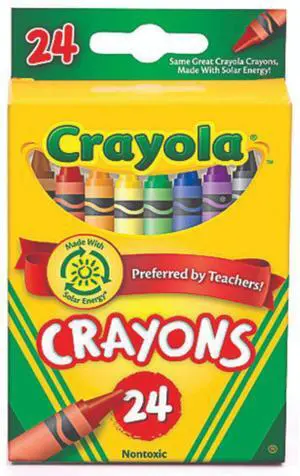 Crayola Crayons, Standard Size, Non-Toxic, 24 Count (1-Pack) Crayola Crayons, Standard Size, Non-Toxic, 24 Count (1-Pack)