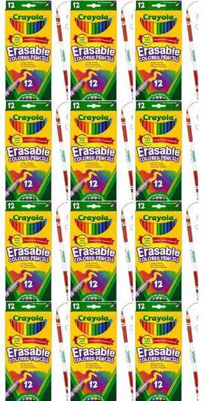 Crayola Erasable Colored Pencils 12 ct (12-Pack) Crayola Erasable Colored Pencils 12 ct (12-Pack)