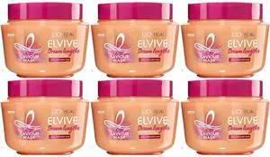 Loreal Paris Elvive Dream Lengths Hair Mask, Nourishing & Strengthening Treatment, Enriched With Castor Oil, For Long, Damaged Hair (6-Pack) Loreal Paris Elvive Dream Lengths Hair Mask, Nourishing & Strengthening Treatment, Enriched With Castor Oil, For Long, Damaged Hair (6-Pack)