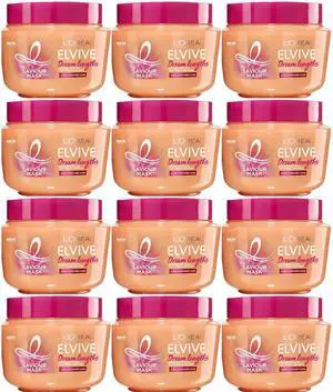 Loreal Paris Elvive Dream Lengths Hair Mask, Nourishing & Strengthening Treatment, Enriched With Castor Oil, For Long, Damaged Hair (12-Pack) Loreal Paris Elvive Dream Lengths Hair Mask, Nourishing & Strengthening Treatment, Enriched With Castor Oil, For Long, Damaged Hair (12-Pack)