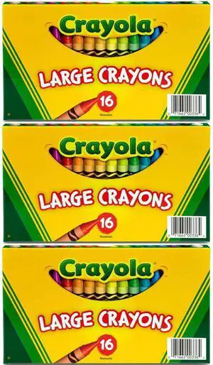 Crayola Large Crayons 16 ct (3-Pack) Crayola Large Crayons 16 ct (3-Pack)