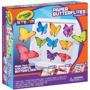 Crayola Paper Butterfly Science Kit STEAM Toy (1-Pack) Crayola Paper Butterfly Science Kit STEAM Toy (1-Pack)