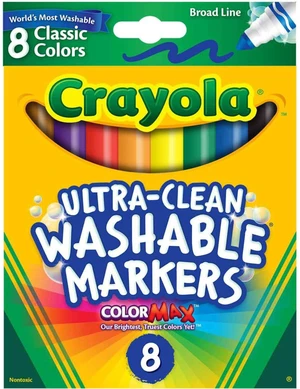 Crayola Washable Broad Line Markers 8 Count (3-Pack) Crayola Washable Broad Line Markers 8 Count (3-Pack)