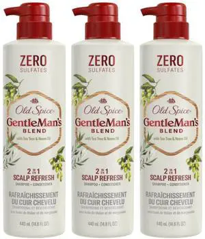 Old Spice 2in1 Shampoo Conditioner Tea Tree 14.8 oz (3-Pack) Old Spice 2in1 Shampoo Conditioner Tea Tree 14.8 oz (3-Pack)