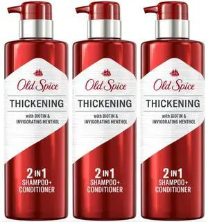 Old Spice 2in1 Thickening Shampoo Conditioner 17.9 oz (3-Pack) Old Spice 2in1 Thickening Shampoo Conditioner 17.9 oz (3-Pack)