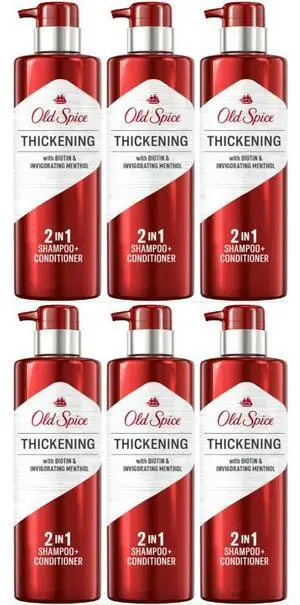 Old Spice 2in1 Thickening Shampoo Conditioner 17.9 oz (6-Pack) Old Spice 2in1 Thickening Shampoo Conditioner 17.9 oz (6-Pack)