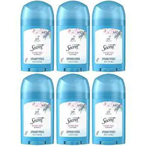 Secret Wide Solid Antiperspirant Deodorant Powder Fresh 1.7 oz (6-Pack) Secret Wide Solid Antiperspirant Deodorant Powder Fresh 1.7 oz (6-Pack)