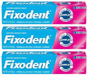 Fixodent Denture Adhesive 2.4 oz (3-Pack) Fixodent Denture Adhesive 2.4 oz (3-Pack)