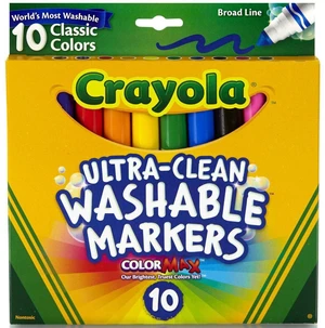Crayola Washable Broad Line Markers 10 ct Crayola Washable Broad Line Markers 10 ct