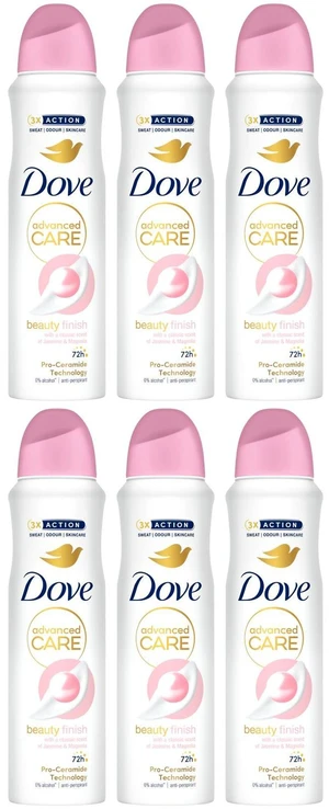 Dove Beauty Finish Antiperspirant Deodorant Spray 150 ml (6-Pack) Dove Beauty Finish Antiperspirant Deodorant Spray 150 ml (6-Pack)